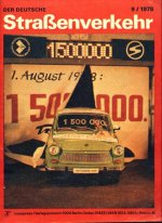 Cover - Der Deutsche Straßenverkehr 9/1978,  7/1989