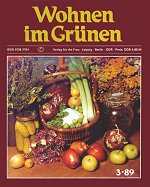 Cover - Wohnen im Grünen 3/1989